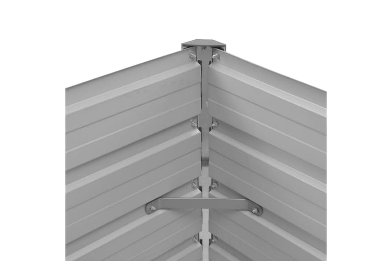 Haveplantekasse 100 X 40 X 45 Cm Stål Antracit - Grå - Havemøbler - Øvrigt havetilbehør - Tilbehør udendørs - Havekrukker