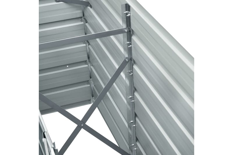 Haveplantekasse 240 X 40 X 77 cm Galvaniseret Stål Brun - Brun - Havemøbler - Øvrigt havetilbehør - Tilbehør udendørs - Havekrukker