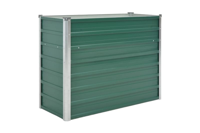 Haveplantekasse Galvaniseret Stål 100 X 40 X 77 Cm Grøn - Grøn - Havemøbler - Øvrigt havetilbehør - Tilbehør udendørs - Havekrukker