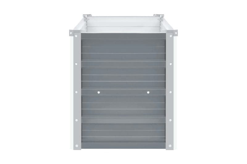 Haveplantekasse Galvaniseret Stål 160 X 40 X 45 Cm Grå - Grå - Havemøbler - Øvrigt havetilbehør - Tilbehør udendørs - Havekrukker