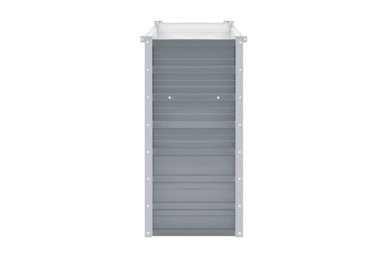Haveplantekasse Galvaniseret Stål 160 X 40 X 77 Cm - Grå - Havemøbler - Øvrigt havetilbehør - Tilbehør udendørs - Havekrukker