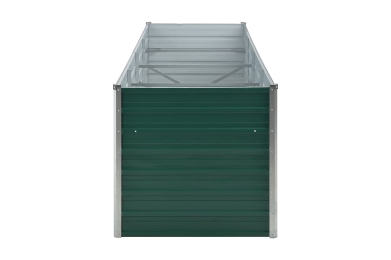 Haveplantekasse Galvaniseret Stål 320 X 80 X 77 Cm Grøn - Grøn - Havemøbler - Øvrigt havetilbehør - Tilbehør udendørs - Havekrukker