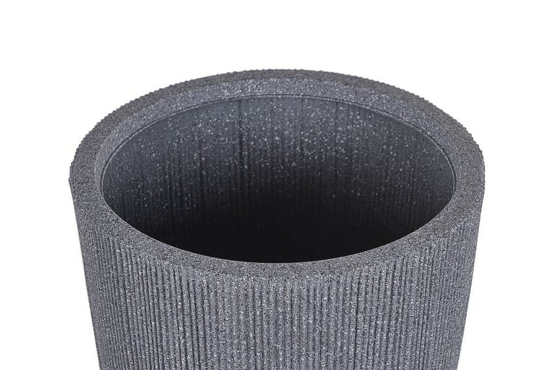 Krukke 44 x 44 x 48 cm Grå CHIOS - Grå - Havemøbler - Øvrigt havetilbehør - Tilbehør udendørs - Havekrukker