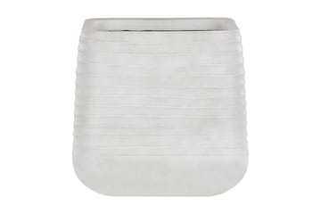Krukke 50 x 50 x 49 cm Hvid PARIKIA - Hvid - Havemøbler - Øvrigt havetilbehør - Tilbehør udendørs - Havekrukker