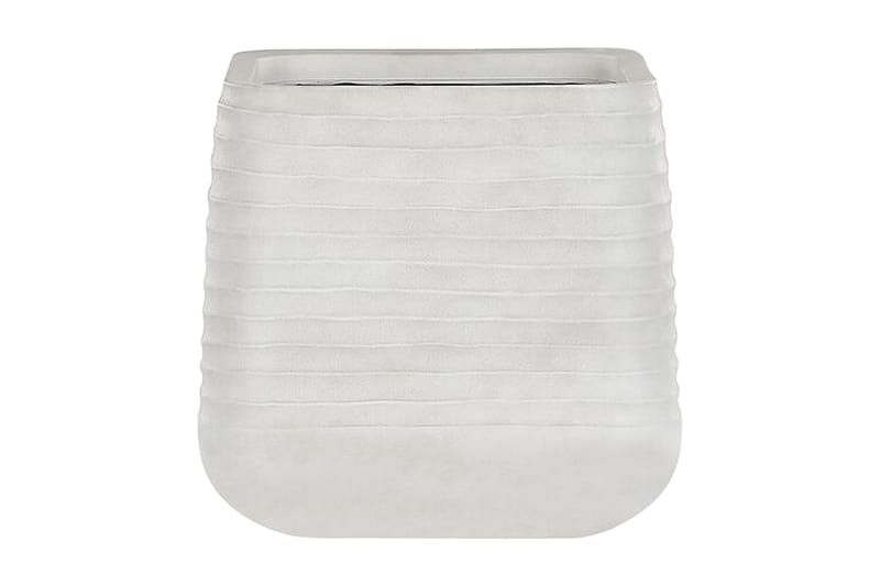 Krukke 50 x 50 x 49 cm Hvid PARIKIA - Hvid - Havemøbler - Øvrigt havetilbehør - Tilbehør udendørs - Havekrukker