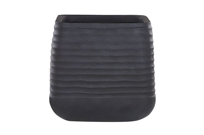 Krukke 50 x 50 x 49 cm Sort PARIKIA - Sort - Havemøbler - Øvrigt havetilbehør - Tilbehør udendørs - Havekrukker