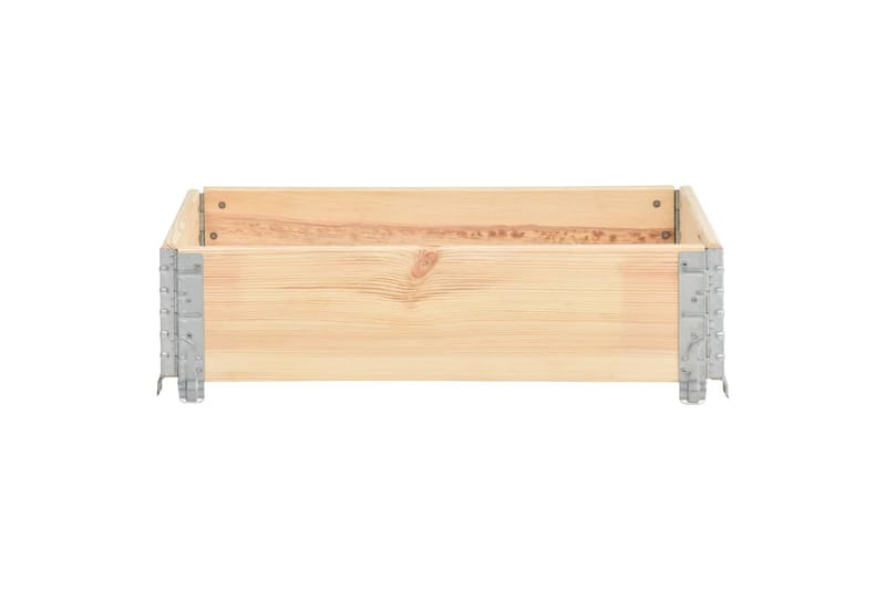 Pallekasse 60x80 cm Massivt Fyrretræ - Havemøbler - Øvrigt havetilbehør - Tilbehør udendørs - Havekrukker