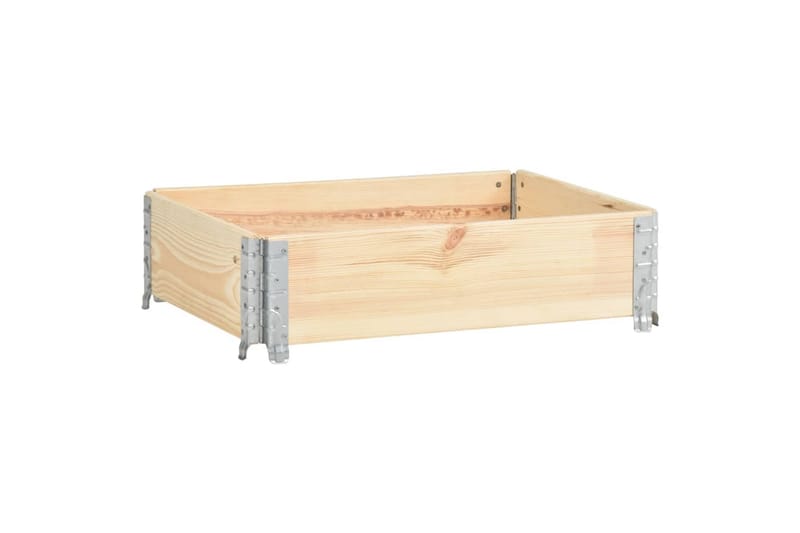 Pallekasse 60x80 cm Massivt Fyrretræ - Havemøbler - Øvrigt havetilbehør - Tilbehør udendørs - Havekrukker