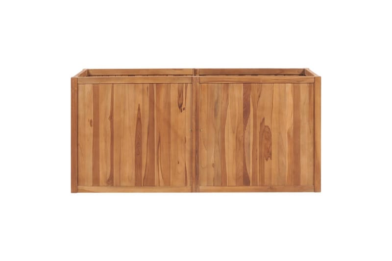 Plantekasse 150x50x70 cm Massivt Teaktræ - Brun - Havemøbler - Øvrigt havetilbehør - Tilbehør udendørs - Havekrukker