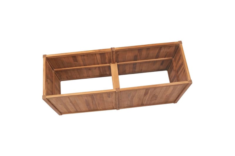 Plantekasse 150x50x70 cm Massivt Teaktræ - Brun - Havemøbler - Øvrigt havetilbehør - Tilbehør udendørs - Havekrukker