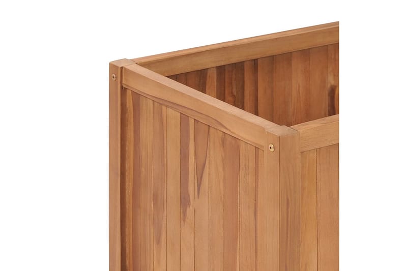 Plantekasse 150x50x70 cm Massivt Teaktræ - Brun - Havemøbler - Øvrigt havetilbehør - Tilbehør udendørs - Havekrukker