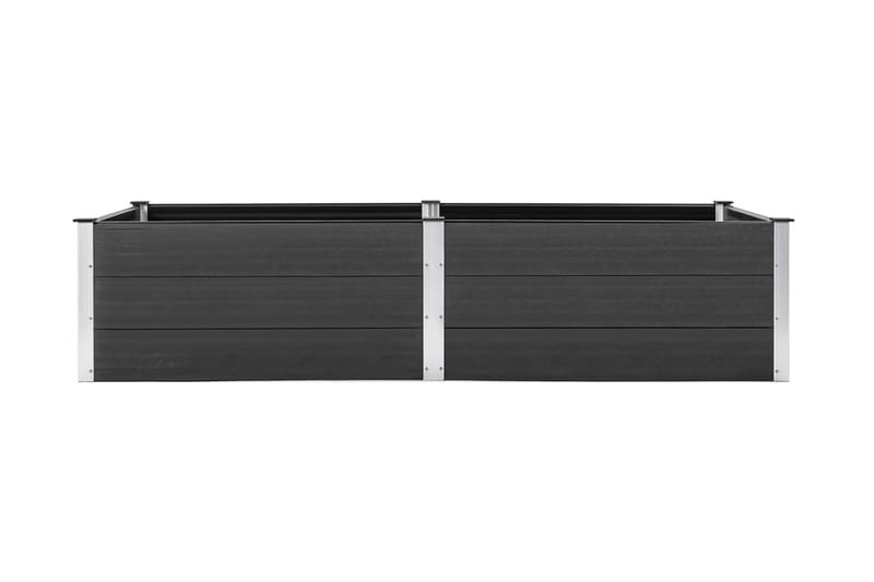 plantekasse 250x100x54 cm WPC grå - Grå - Havemøbler - Øvrigt havetilbehør - Tilbehør udendørs - Havekrukker