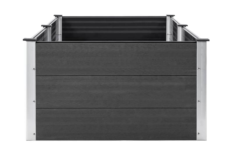 plantekasse 250x100x54 cm WPC grå - Grå - Havemøbler - Øvrigt havetilbehør - Tilbehør udendørs - Havekrukker
