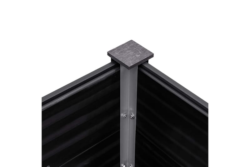 plantekasse 250x100x91 cm WPC grå - Grå - Havemøbler - Øvrigt havetilbehør - Tilbehør udendørs - Havekrukker