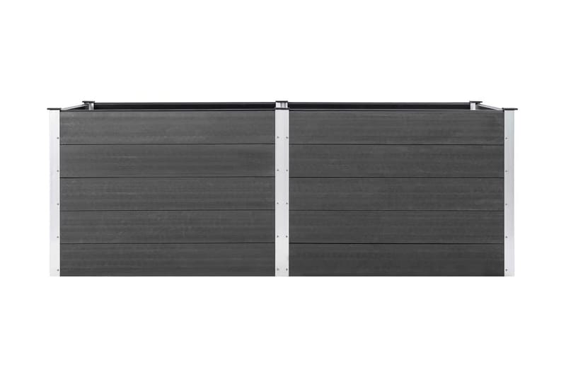 plantekasse 250x50x91 cm WPC grå - Grå - Havemøbler - Øvrigt havetilbehør - Tilbehør udendørs - Havekrukker