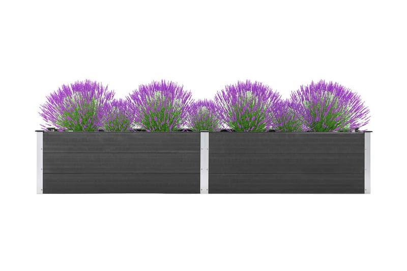 plantekasse 300x50x54 cm WPC grå - Grå - Blomsterkasser - Havekrukker