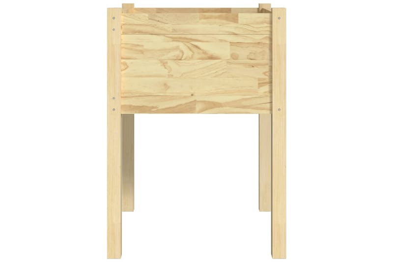 plantekasse 50x50x70 cm massivt fyrretræ - Brun - Havemøbler - Øvrigt havetilbehør - Tilbehør udendørs - Havekrukker