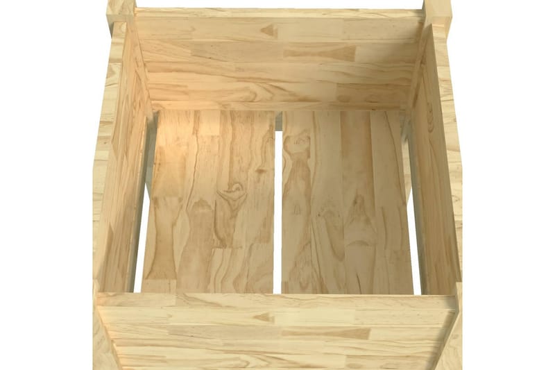 plantekasse 50x50x70 cm massivt fyrretræ - Brun - Havemøbler - Øvrigt havetilbehør - Tilbehør udendørs - Havekrukker