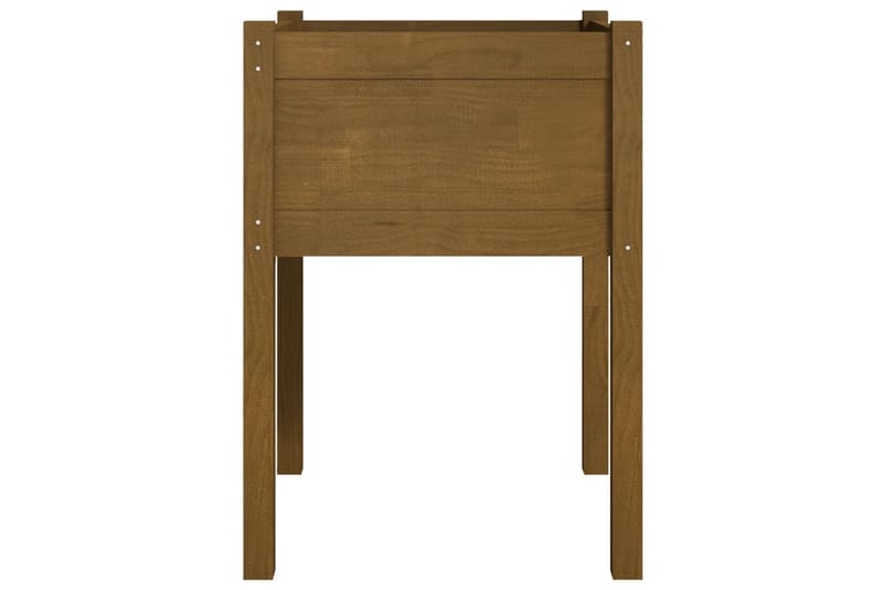 plantekasse 50x50x70 cm massivt fyrretræ gyldenbrun - Brun - Havemøbler - Øvrigt havetilbehør - Tilbehør udendørs - Havekrukker