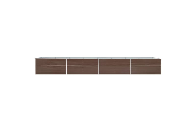 Plantekasse 600X80X45 cm Galvaniseret Stål Brun - Havemøbler - Øvrigt havetilbehør - Tilbehør udendørs - Havekrukker