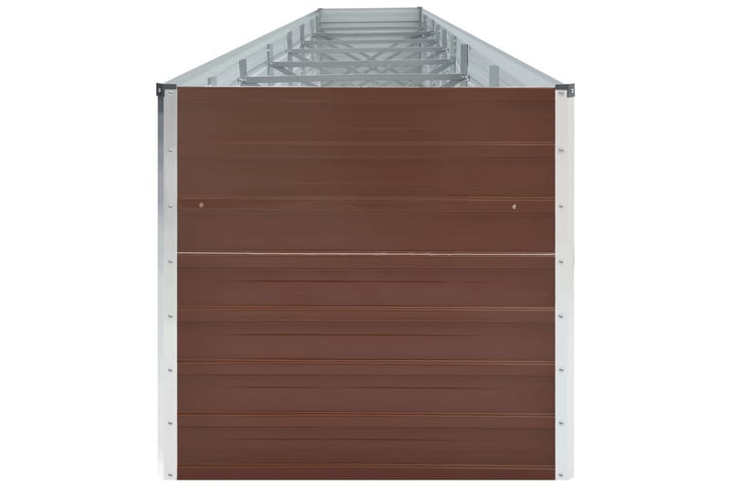 Plantekasse 600X80X45 cm Galvaniseret Stål Brun - Havemøbler - Øvrigt havetilbehør - Tilbehør udendørs - Havekrukker