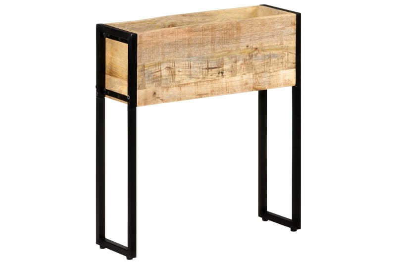 plantekasse 60x20x68 cm ru mangotræ - Brun - Havemøbler - Øvrigt havetilbehør - Tilbehør udendørs - Havekrukker