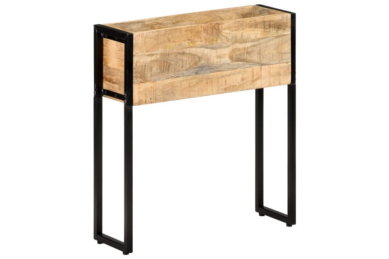 plantekasse 60x20x68 cm ru mangotræ - Brun - Havemøbler - Øvrigt havetilbehør - Tilbehør udendørs - Havekrukker