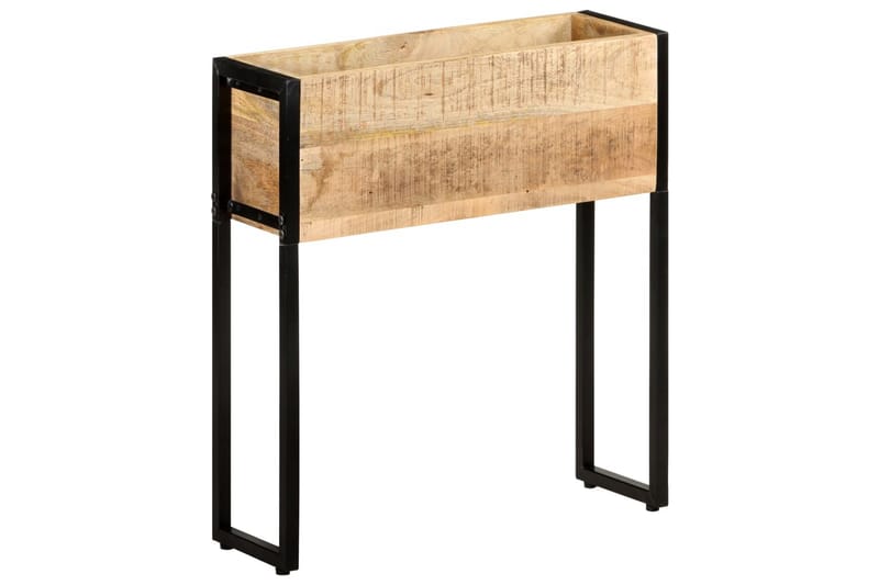 plantekasse 60x20x68 cm ru mangotræ - Brun - Havemøbler - Øvrigt havetilbehør - Tilbehør udendørs - Havekrukker