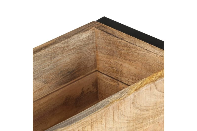 plantekasse 60x20x68 cm ru mangotræ - Brun - Havemøbler - Øvrigt havetilbehør - Tilbehør udendørs - Havekrukker