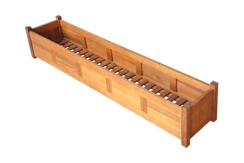 Plantekasse I Akacietræ 150 X 30 X 25 Cm - Brun - Havemøbler - Øvrigt havetilbehør - Tilbehør udendørs - Havekrukker