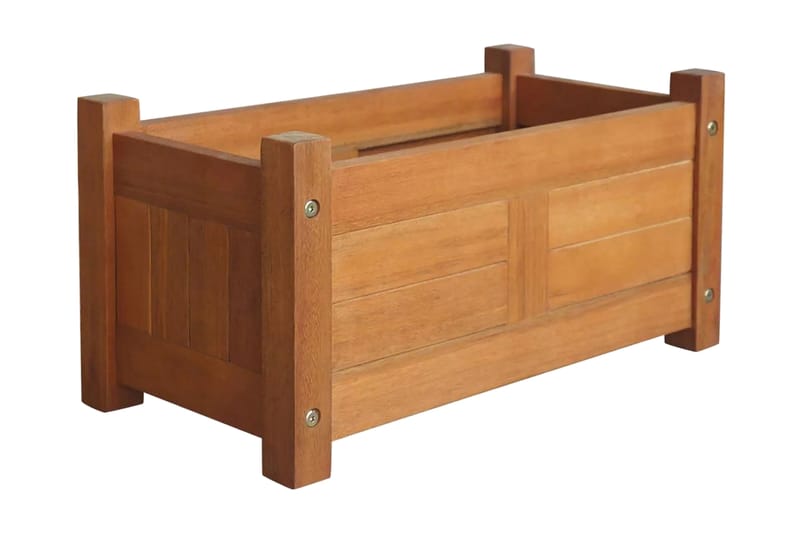Plantekasse I Akacietræ 50 X 25 X 25 Cm - Brun - Havemøbler - Øvrigt havetilbehør - Tilbehør udendørs - Havekrukker