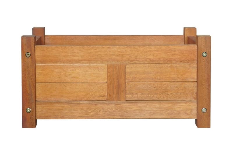 Plantekasse I Akacietræ 50 X 25 X 25 Cm - Brun - Havemøbler - Øvrigt havetilbehør - Tilbehør udendørs - Havekrukker