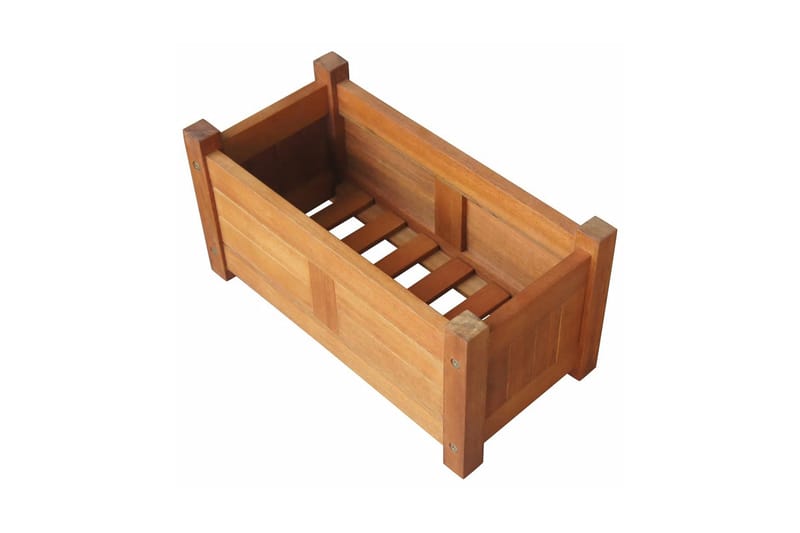 Plantekasse I Akacietræ 50 X 25 X 25 Cm - Brun - Havemøbler - Øvrigt havetilbehør - Tilbehør udendørs - Havekrukker