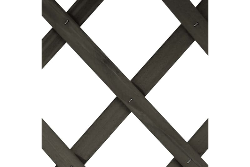 plantekasse med espalier 45x30x74 cm massivt fyrretræ grå - Grå - Havemøbler - Øvrigt havetilbehør - Tilbehør udendørs - Havekrukker