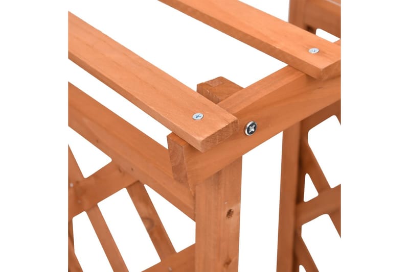 plantekasse med espalier 49x39x117 cm fyrretræ - Brun - Havemøbler - Øvrigt havetilbehør - Tilbehør udendørs - Havekrukker