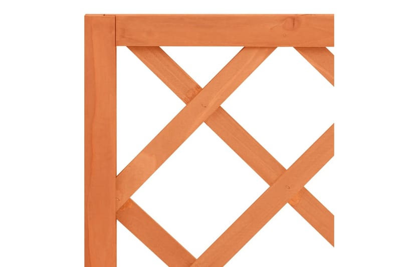plantekasse med espalier 70x30x135 cm massivt fyrretræ brun - Brun - Havemøbler - Øvrigt havetilbehør - Tilbehør udendørs - Havekrukker