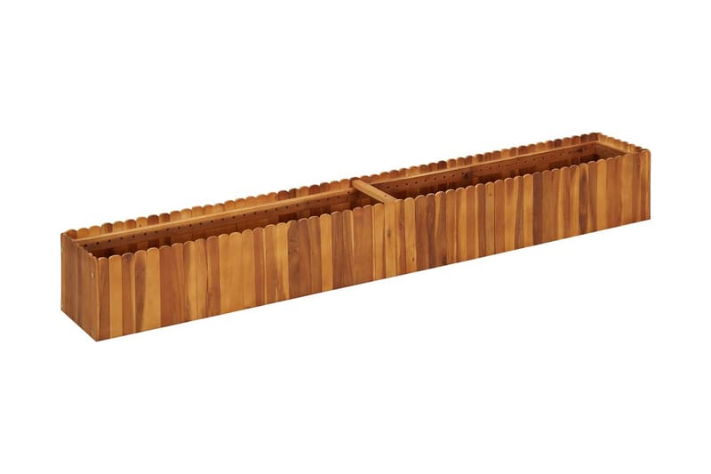 plantekasse til haven 200 x 30 x 25 cm massivt akacietræ - Havemøbler - Øvrigt havetilbehør - Tilbehør udendørs - Havekrukker