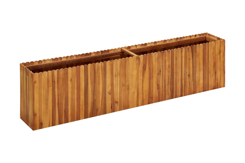 plantekasse til haven 200 x 30 x 50 cm massivt akacietræ - Havemøbler - Øvrigt havetilbehør - Tilbehør udendørs - Havekrukker