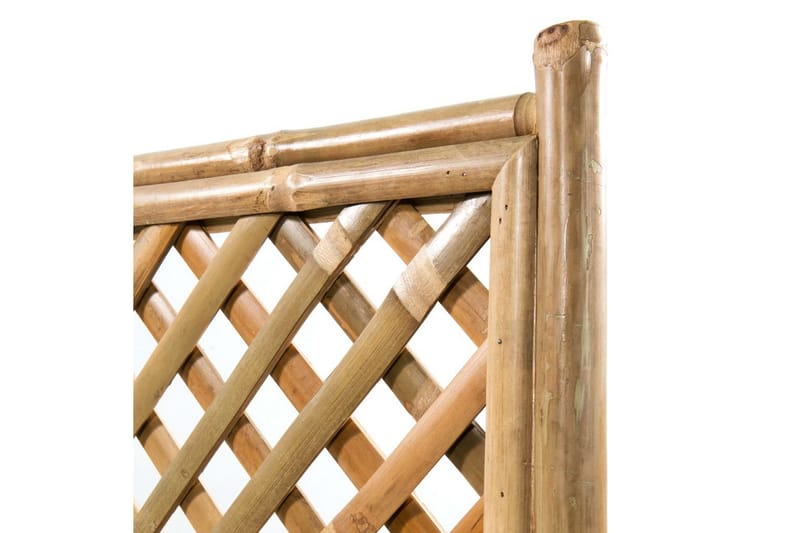 Plantekasse Til Haven Med Espalier Bambus 40 Cm - Brun - Havemøbler - Øvrigt havetilbehør - Tilbehør udendørs - Havekrukker