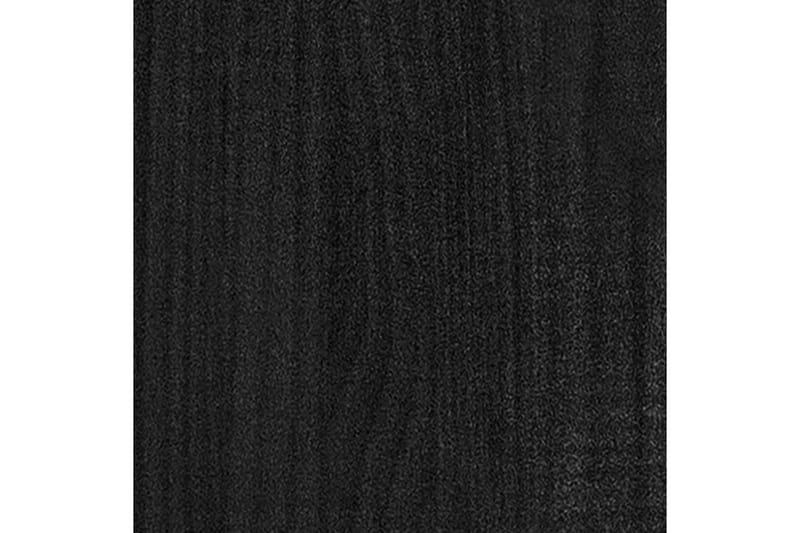 plantekasser 2 stk. 31x31x70 cm massivt fyrretræ sort - Sort - Havemøbler - Øvrigt havetilbehør - Tilbehør udendørs - Havekrukker