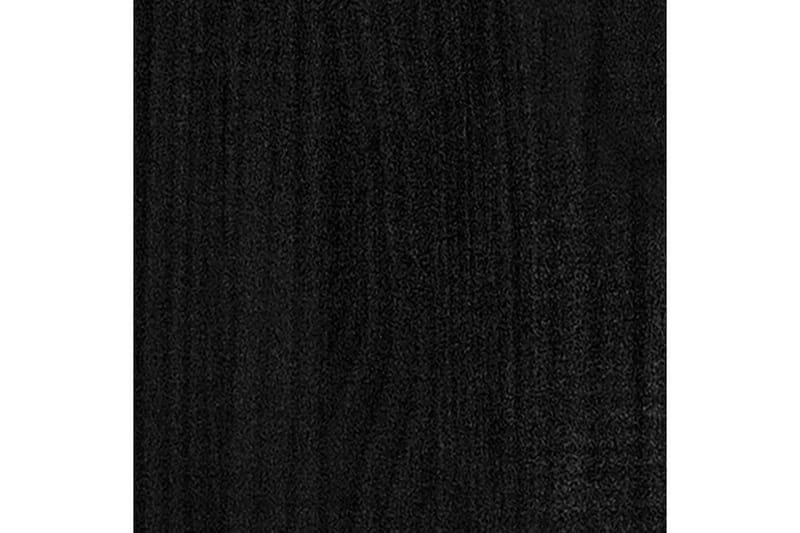 plantekasser 2 stk. 50x50x70 cm massivt fyrretræ sort - Sort - Havemøbler - Øvrigt havetilbehør - Tilbehør udendørs - Havekrukker