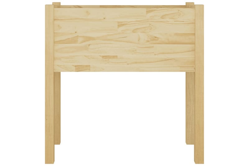 plantekasser 2 stk. 70x31x70 cm massivt fyrretræ - Brun - Havemøbler - Øvrigt havetilbehør - Tilbehør udendørs - Havekrukker