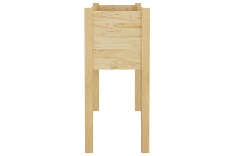 plantekasser 2 stk. 70x31x70 cm massivt fyrretræ - Brun - Havemøbler - Øvrigt havetilbehør - Tilbehør udendørs - Havekrukker