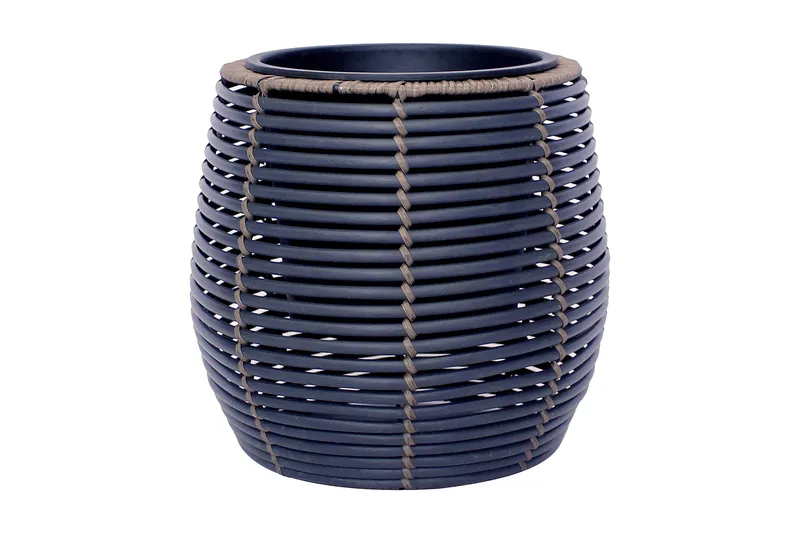 Wicker blomsterkrukke, undefined