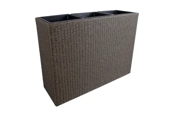 Wicker Dyrkningskasse 110x39xH88 cm Mørkebrun - Havemøbler - Øvrigt havetilbehør - Tilbehør udendørs - Havekrukker