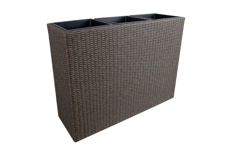 Wicker Dyrkningskasse 110x39xH88 cm Mørkebrun, undefined