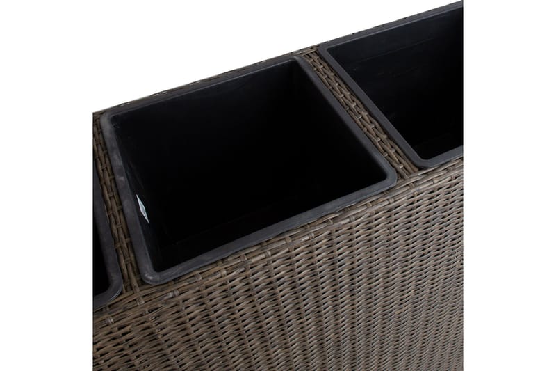 Wicker Dyrkningskasse 110x39xH88 cm Mørkebrun - Havemøbler - Øvrigt havetilbehør - Tilbehør udendørs - Havekrukker