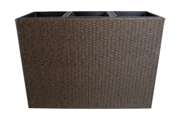 Wicker Dyrkningskasse 110x39xH88 cm Mørkebrun - Havemøbler - Øvrigt havetilbehør - Tilbehør udendørs - Havekrukker