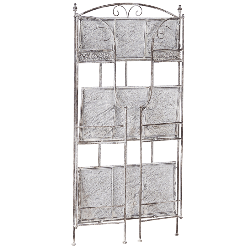 Hylde udendørs Villadose 60 cm - Grå - Havemøbler - Øvrigt havetilbehør - Tilbehør udendørs - Blomstereoler