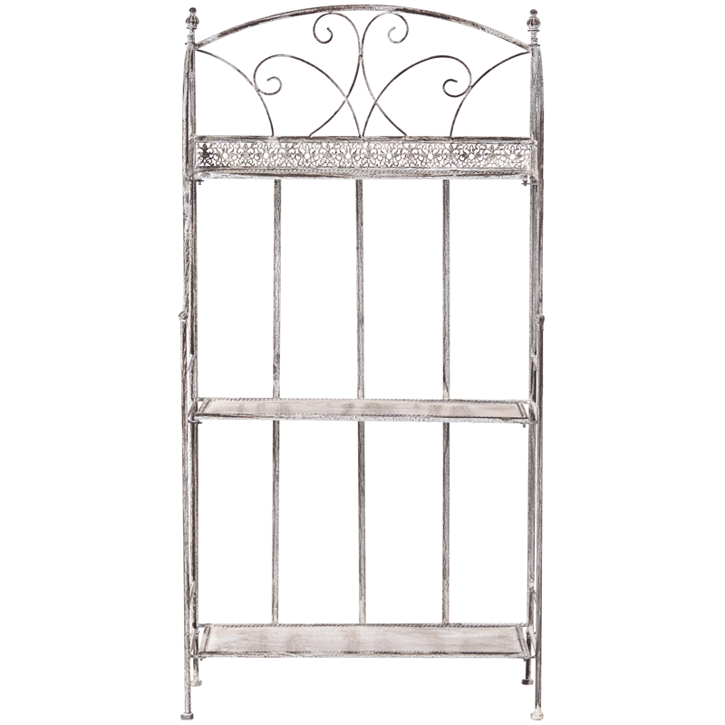 Hylde udendørs Villadose 60 cm - Grå - Havemøbler - Øvrigt havetilbehør - Tilbehør udendørs - Blomstereoler